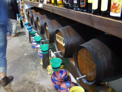 Barrels with Liqueur on Mallorca