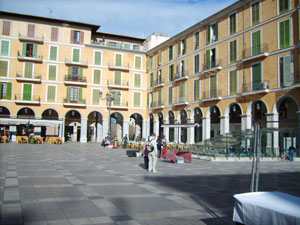 Placa Major - the Main Square of Palma de Mallorcas Old Town