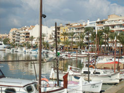 Harbour of Alcudia on Mallorca